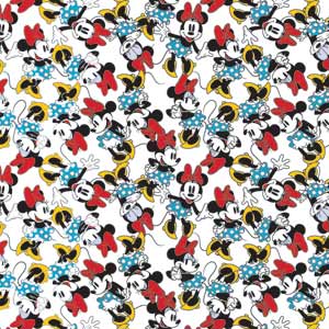 Disney Minnie Mouse Rockin Minnie Pattern iPhone 13 Pro Max Clear Case